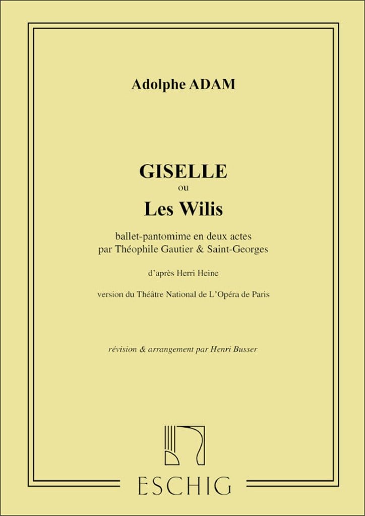 Giselle Ballet Piano (Busser)